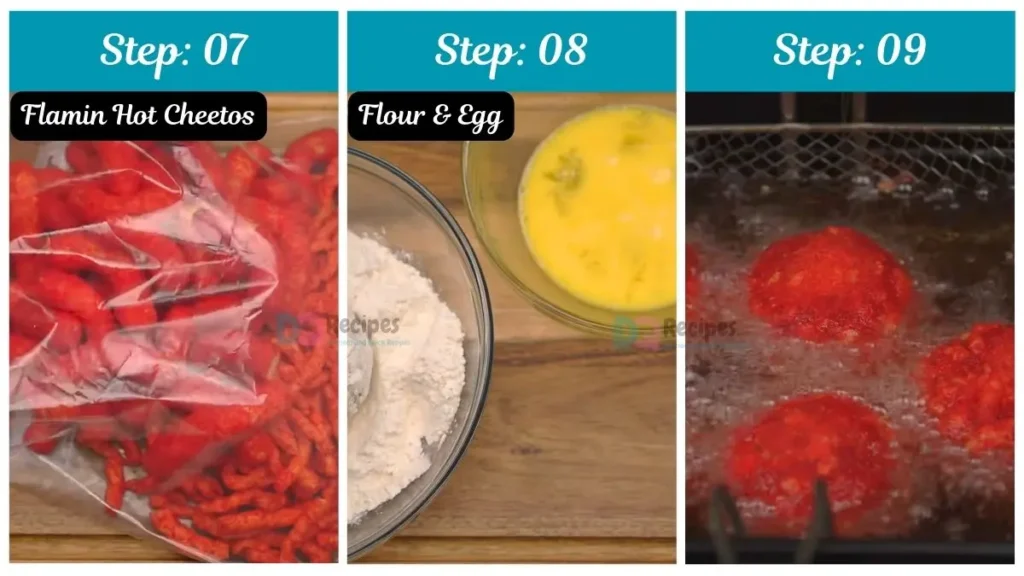 Recipe by Flamin Hot Cheetos Boudin Balls