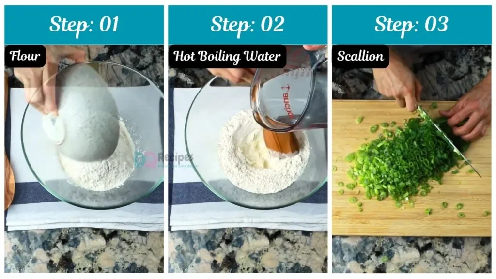 Step by Step Trader Joe's Scallion Pancakes Recipe