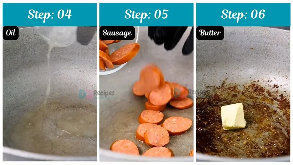 How to Make Shrimp and Sausage Cabbage